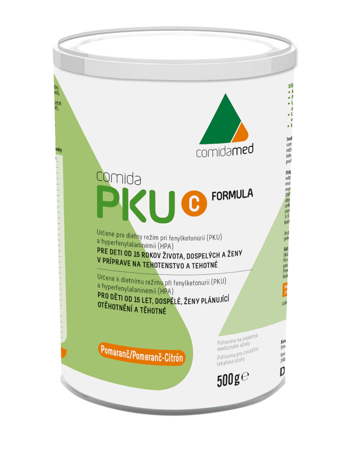 Comida PKU C formula pomeranč-citrón Comida PKU C formula pomeranč-citrón