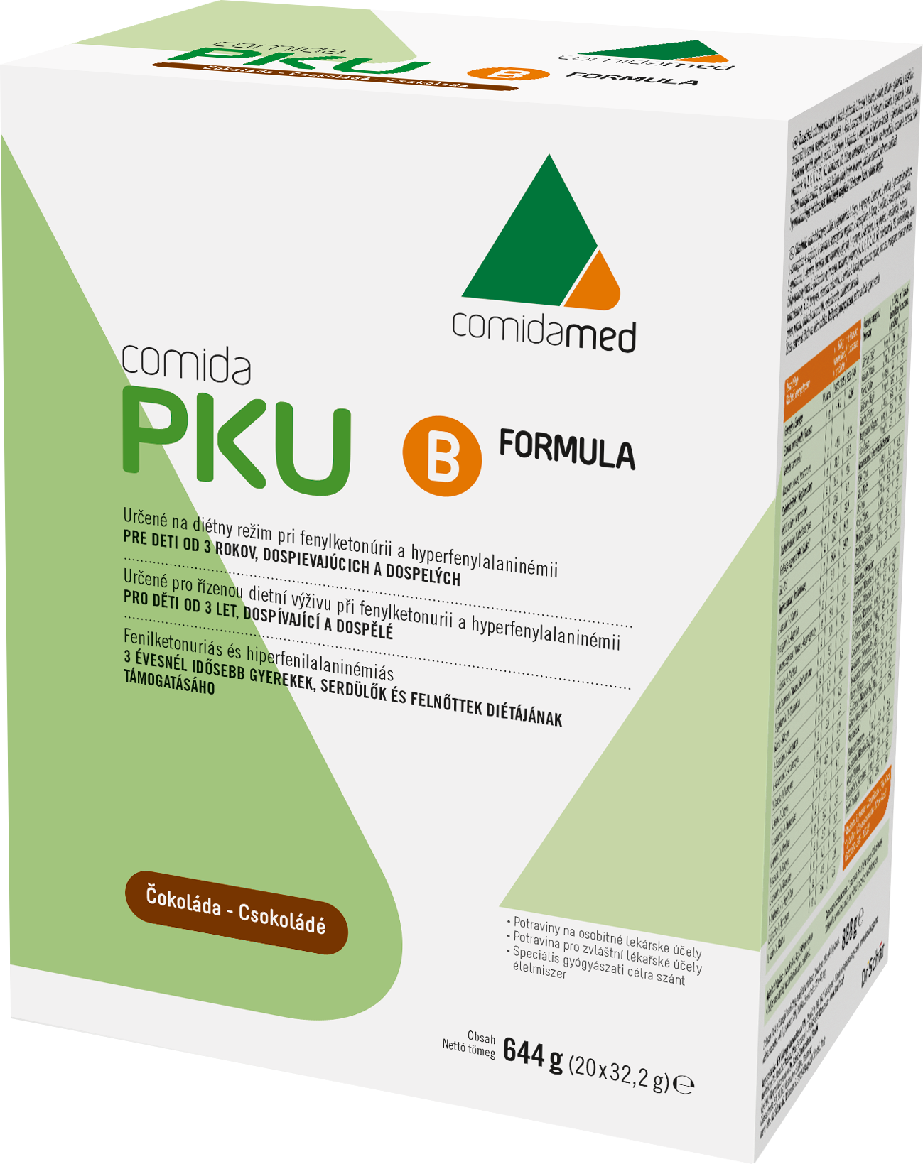 Comida PKU B formula čokoláda Comida PKU B formula čokoláda